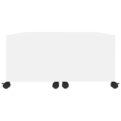 Couchtisch Weiß 75x75x38 cm Holzwerkstoff