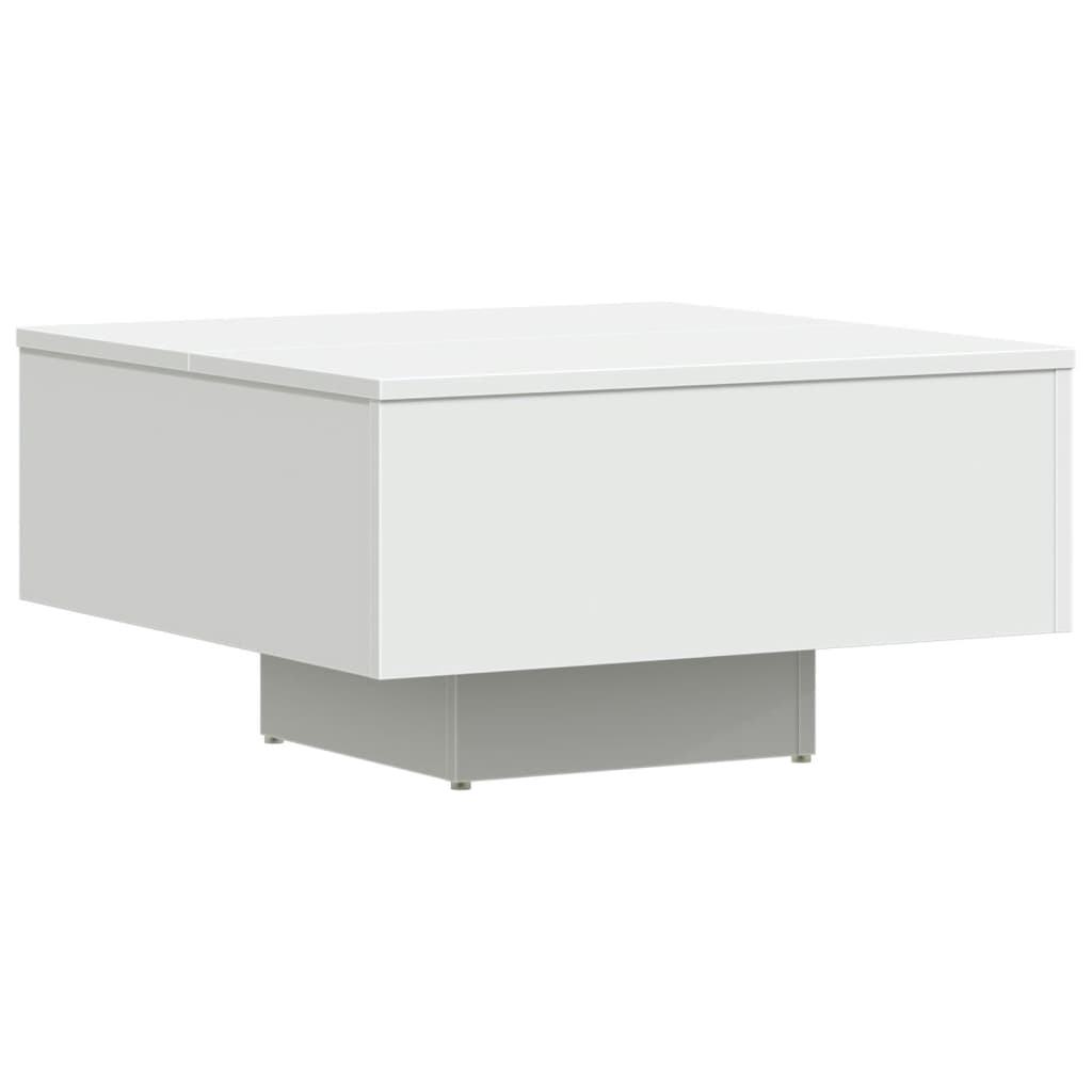 Sofabord Hvid 60x60x31,5 cm Træ Materiale