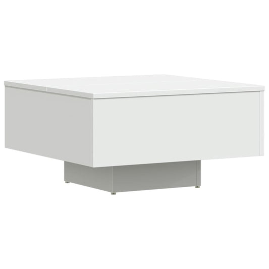 Sofabord Hvid 60x60x31,5 cm Træ Materiale