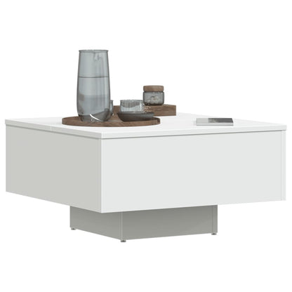 Sofabord Hvid 60x60x31,5 cm Træ Materiale