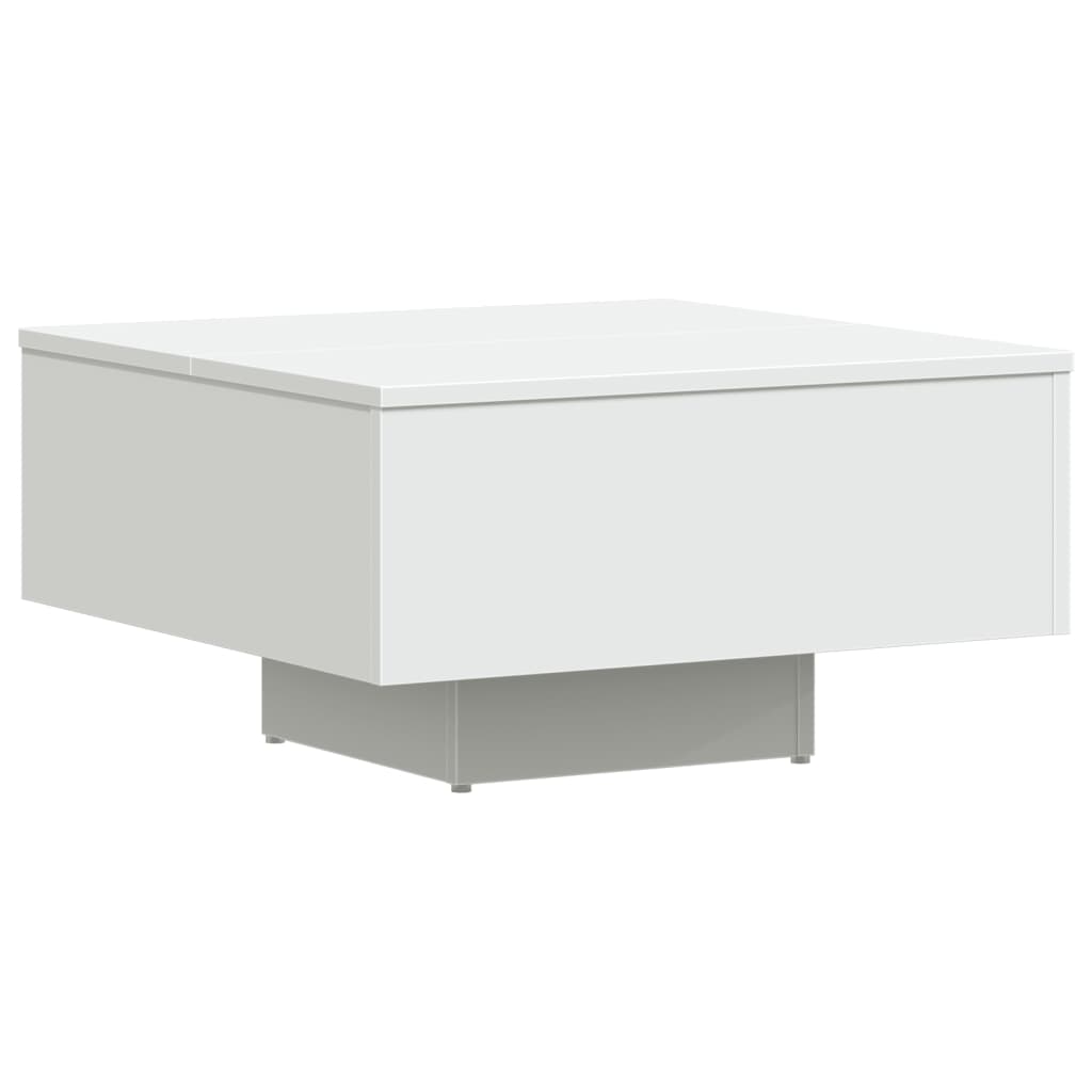 Sofabord Hvid 60x60x31,5 cm Træ Materiale