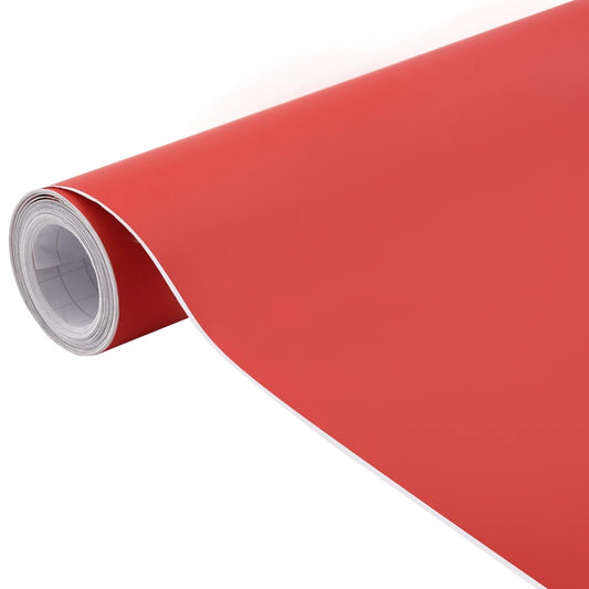Bilfolier 2 stk Mat-Rød 100x150 cm+50x150 cm