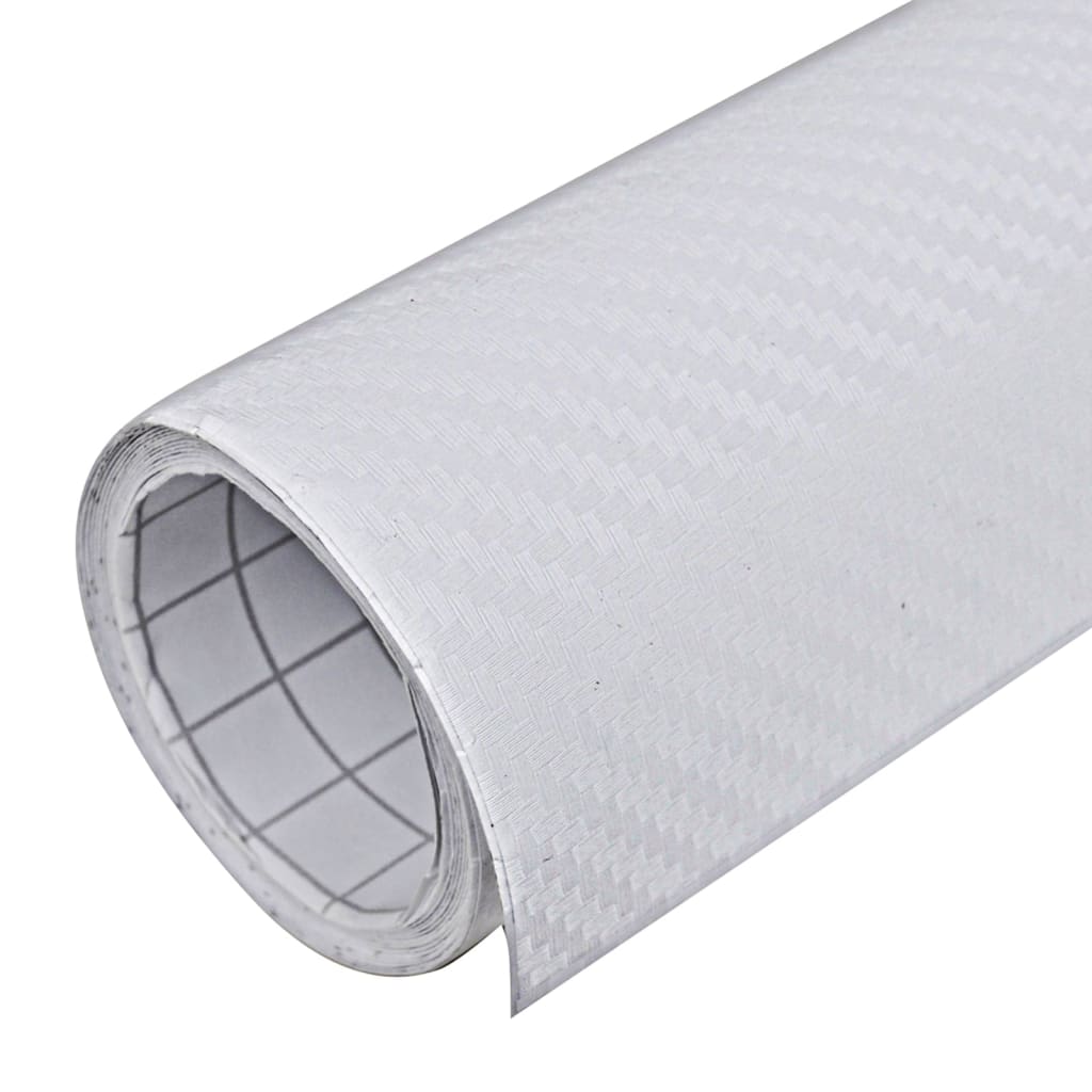 Bilfolier 2 stk 3D hvid 100x150 cm + 50x150 cm