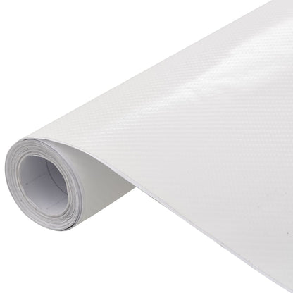 Autofolien 2 Stk. 4D Weiß 100x150 cm+50x150 cm