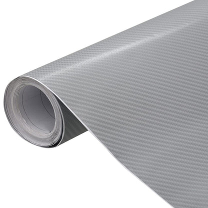 Autofolien 2 Stk. 4D Silber 100x150 cm