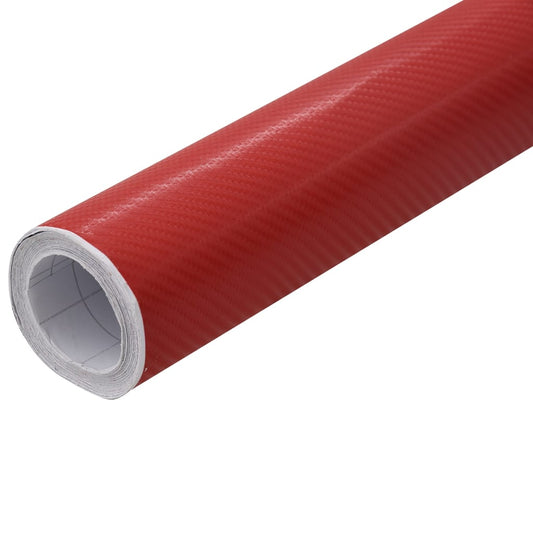 Bilfolier 2 stk 4D rød 100x150 cm + 50x150 cm