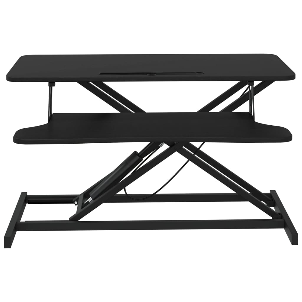 Arbeitsstation Verstellbar 90x40x(13-50) cm Stahl Holzwerkstoff