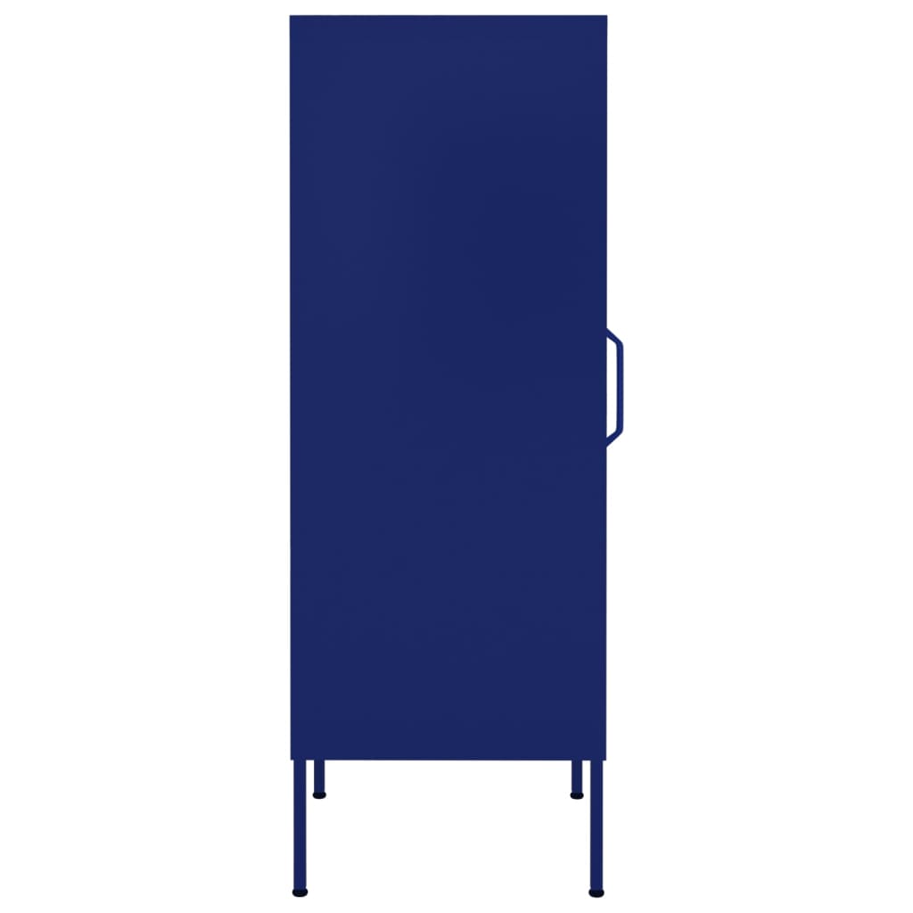 Lagerschrank Marineblau 42,5x35x101,5 cm Stahl