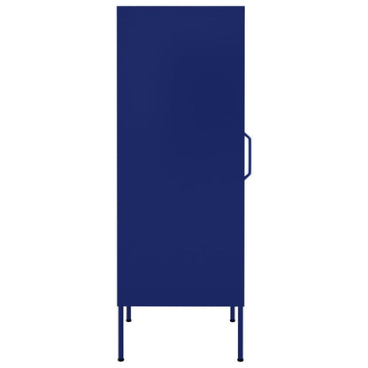 Lagerschrank Marineblau 42,5x35x101,5 cm Stahl