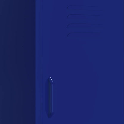 Lagerschrank Marineblau 42,5x35x101,5 cm Stahl