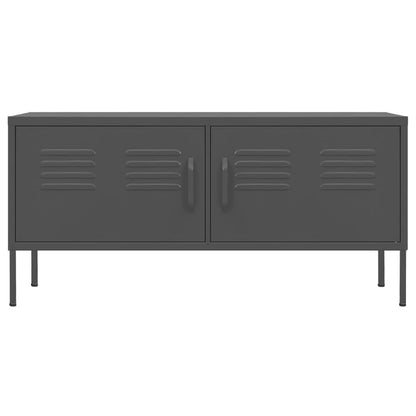 TV-Schrank Anthrazit 105x35x50 cm Stahl
