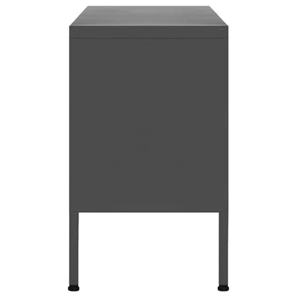 TV-Schrank Anthrazit 105x35x50 cm Stahl