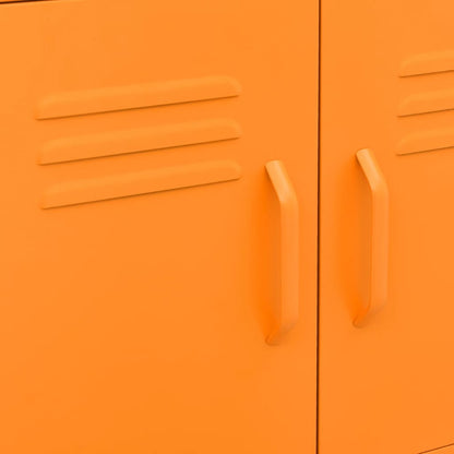 Lagerschrank Orange 60x35x56 cm Stahl