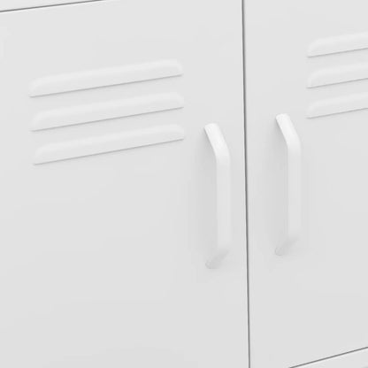 Lagerschrank Weiß 60x35x56 cm Stahl
