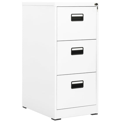 Arkivskab Hvid 46x62x102,5 cm Stål
