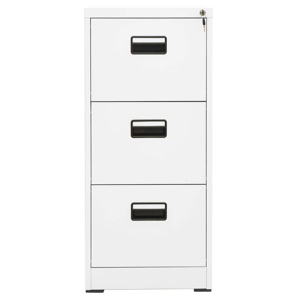 Arkivskab Hvid 46x62x102,5 cm Stål