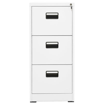 Arkivskab Hvid 46x62x102,5 cm Stål