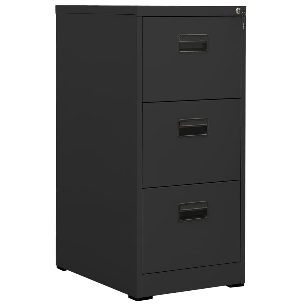 Arkivskab Antracit 46x62x102,5 cm Stål