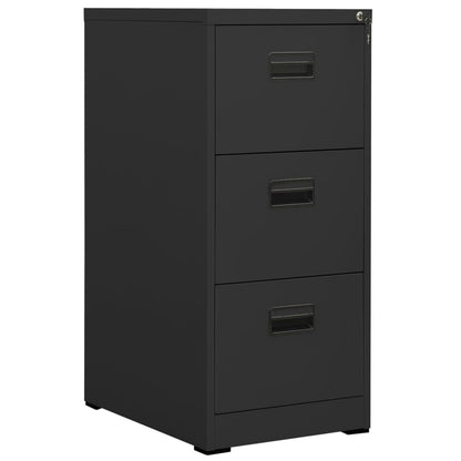 Arkivskab Antracit 46x62x102,5 cm Stål