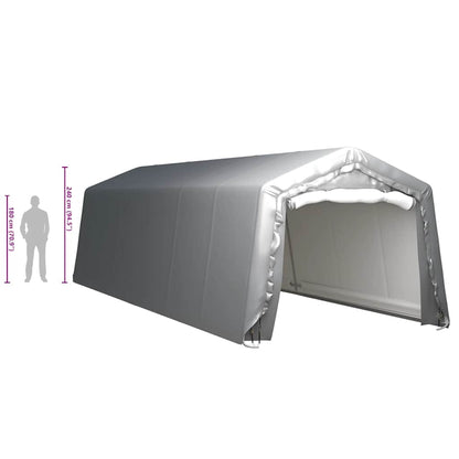Lagerzelt 300x900 cm Stahl Grau