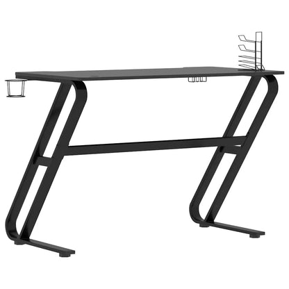 Gaming-Schreibtisch mit ZZ-Gestell Schwarz 110x60x75 cm