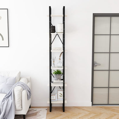 Standregal Hoch Weiß 40x30x210 cm Massivholz Kiefer