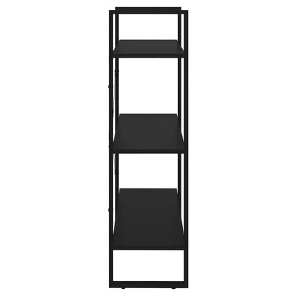 Bücherregal Schwarz 80x30x105 cm Holzwerkstoff