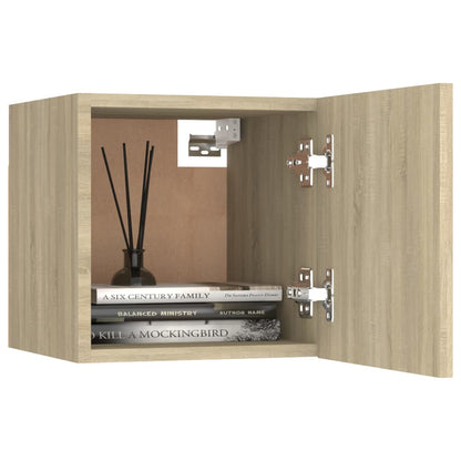 6-tlg. TV-Schrank-Set Sonoma-Eiche Holzwerkstoff