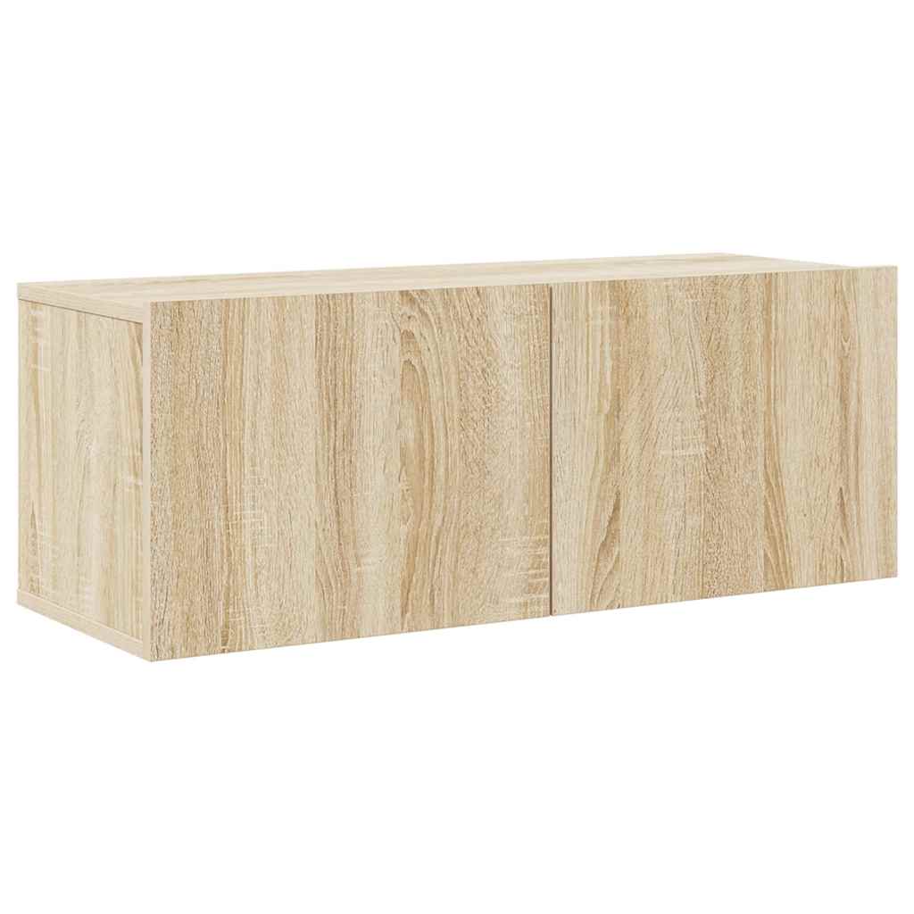 6-tlg. TV-Schrank-Set Sonoma-Eiche Holzwerkstoff