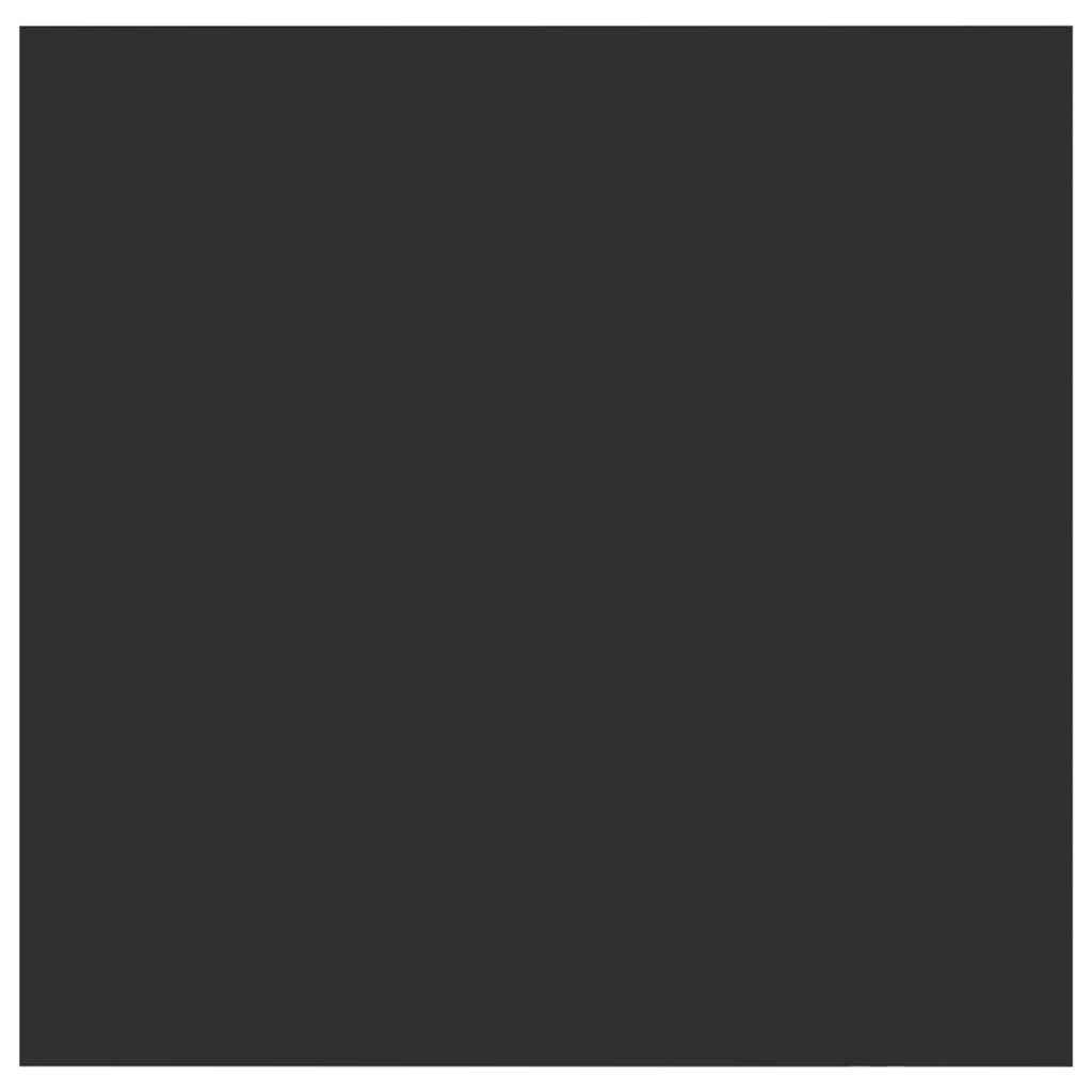 Nachttisch Schwarz 30,5x30x30 cm Holzwerkstoff