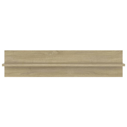 Wandregale 2 Stk. Sonoma-Eiche 80x11,5x18 cm Holzwerkstoff