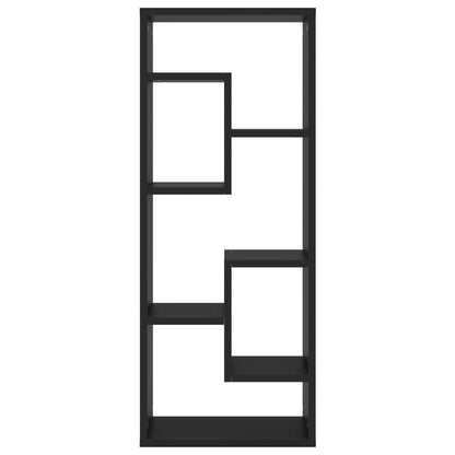 Wandregal Schwarz 36x16x90 cm Holzwerkstoff