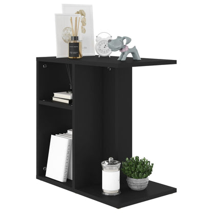 Beistelltisch Schwarz 50x30x50 cm Holzwerkstoff