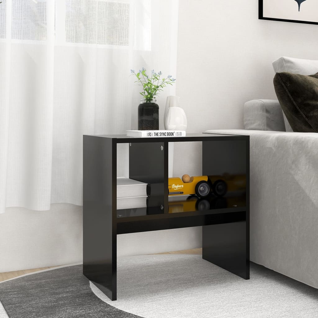 Beistelltisch Schwarz 50x30x50 cm Holzwerkstoff