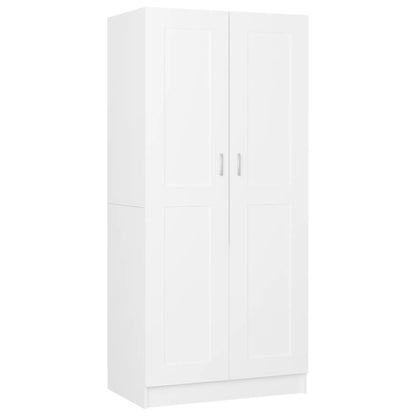Kleiderschrank Weiß 82,5x51,5x180 cm Holzwerkstoff