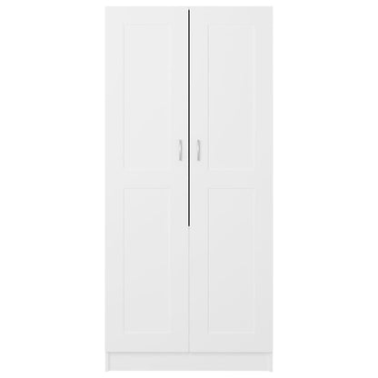 Kleiderschrank Weiß 82,5x51,5x180 cm Holzwerkstoff