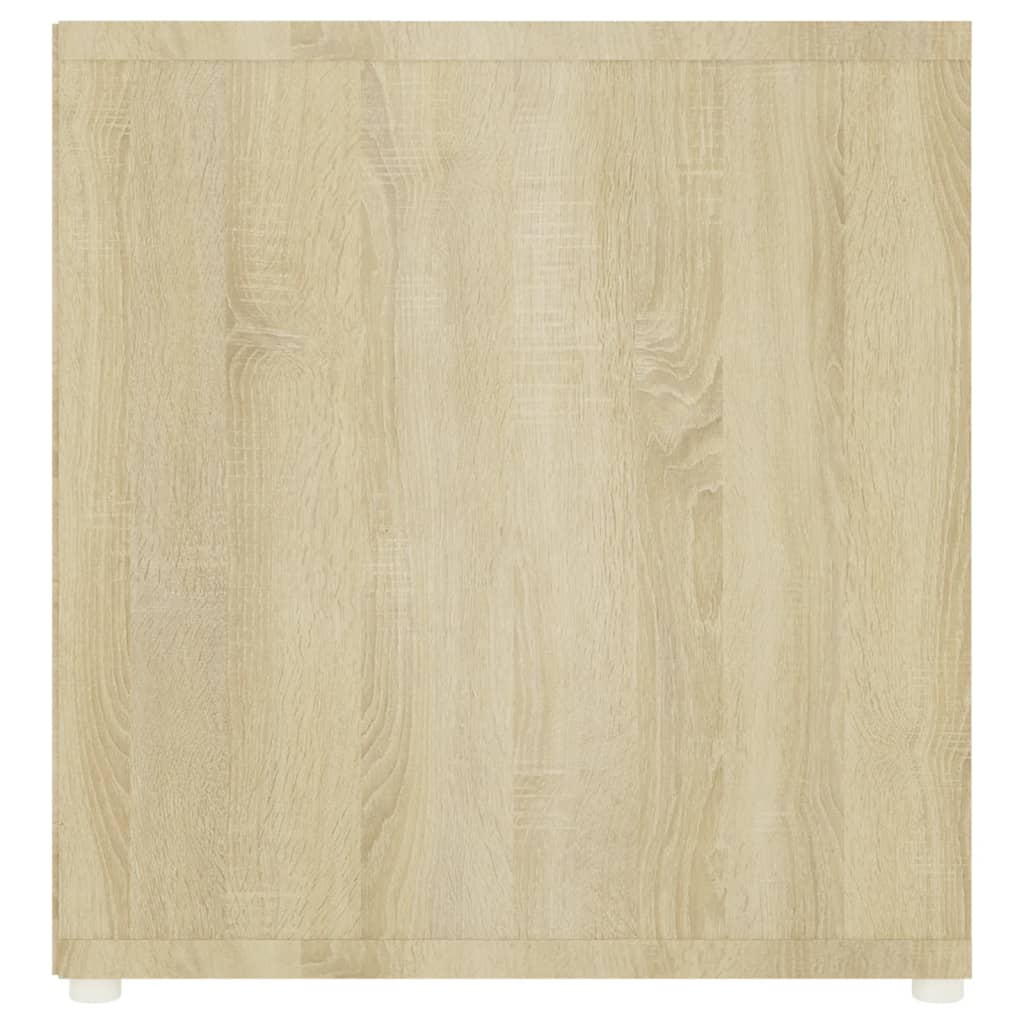 TV-Schränke 2 Stk. Sonoma-Eiche 107x35x37 cm Holzwerkstoff
