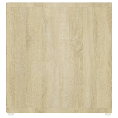TV-Schränke 2 Stk. Sonoma-Eiche 107x35x37 cm Holzwerkstoff