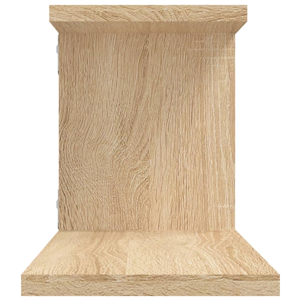 TV-væghylde Sonoma eg 125x18x23 cm træmateriale