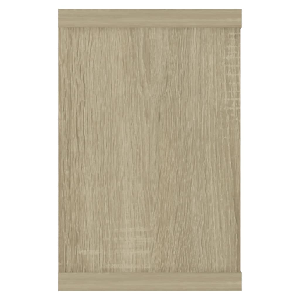 Würfelregale 4 Stk. Sonoma-Eiche 60x15x23 cm Holzwerkstoff