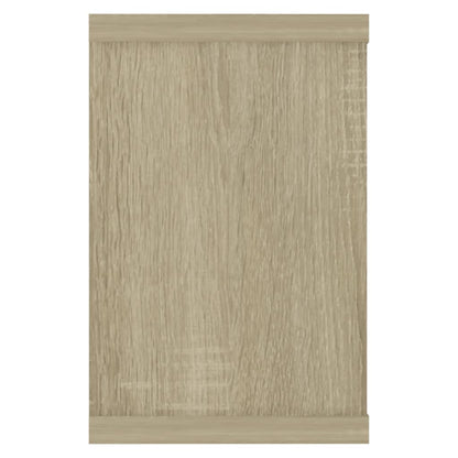 Würfelregale 4 Stk. Sonoma-Eiche 60x15x23 cm Holzwerkstoff