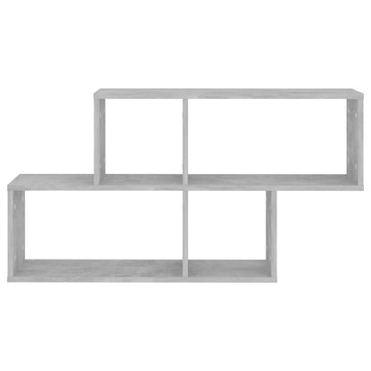 Wandregal Betongrau 100x18x53 cm Holzwerkstoff