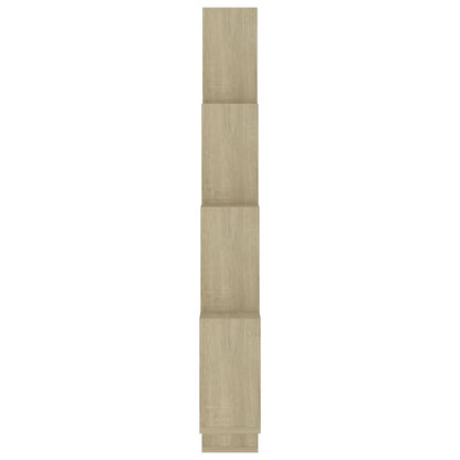 Würfelregal Sonoma-Eiche 90x15x119 cm Holzwerkstoff