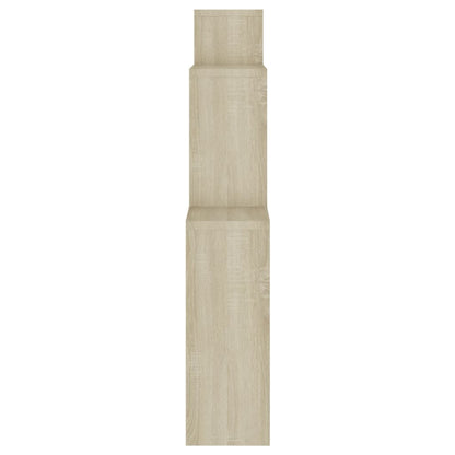 Würfelregal Sonoma-Eiche 80x15x78,5 cm Holzwerkstoff