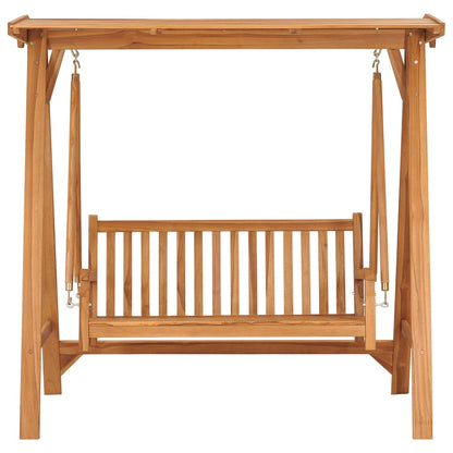 Hollywoodschaukel 174 cm Massivholz Teak