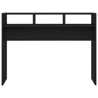 Konsolentisch Schwarz 105x30x80 cm Holzwerkstoff