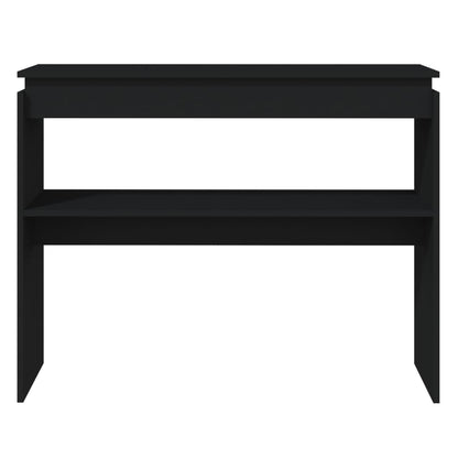 Konsolentisch Schwarz 102x30x80 cm Holzwerkstoff