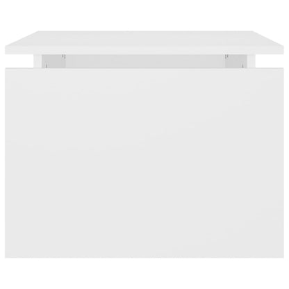 Sofabord Hvid 68x50x38 cm Træ Materiale