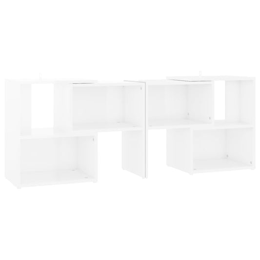 TV-skab Hvid 104x30x52 cm Træ Materiale