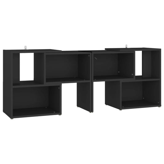 TV-skab Sort 104x30x52cm Træ Materiale